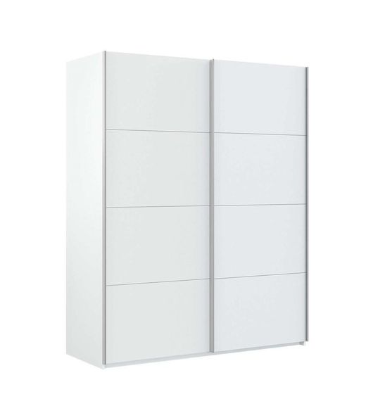 Armoire 2 portes coulissantes 150 ARYA Artik blanc par Forés