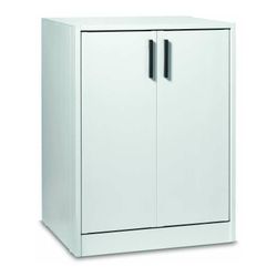 Armario Cubrelavadora resina 2 puertas color blanco de maiol