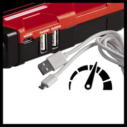 Batterie de démarrage 12V USB 200A EINHELL