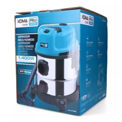 Aspirador de Seco y Húmedo Koma Tools de 1400 W