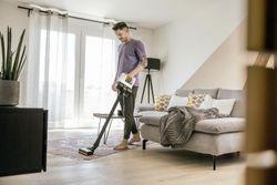 Aspirador vertical batería blanco Karcher