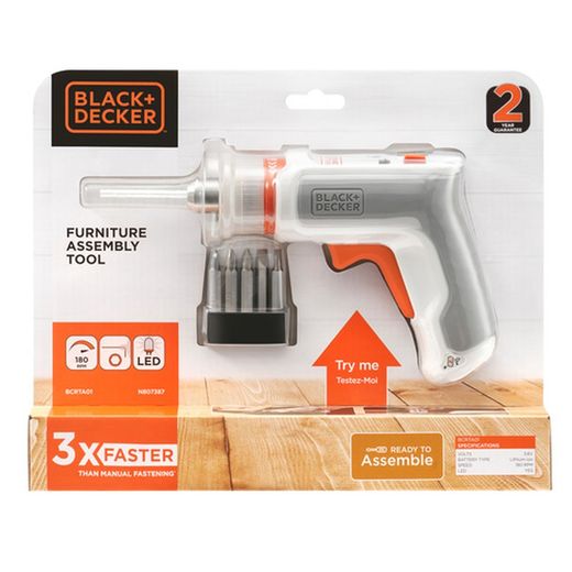 Atornillador batería Hexdriver 3.6V BLACK & DECKER