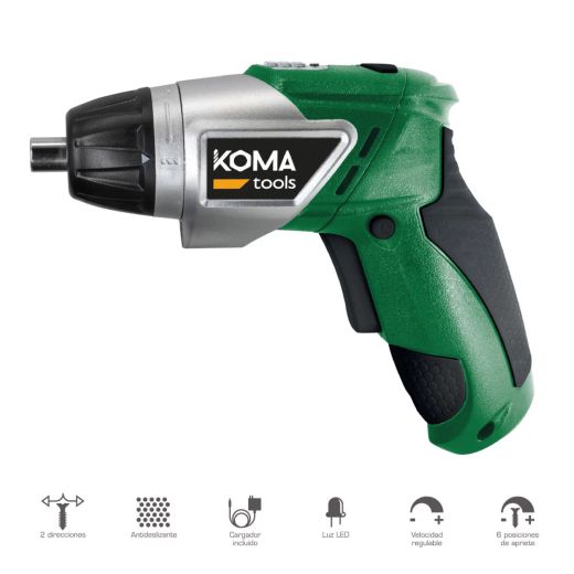 Atornillador Recargable Koma Tools de 3,6 V