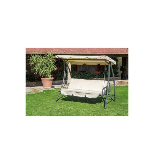 Balancin bed 3 seater in white