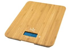 Balanza Cocina Elect Bambu 15 KG