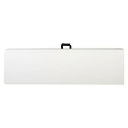White 3/4 polyethylene folding bench