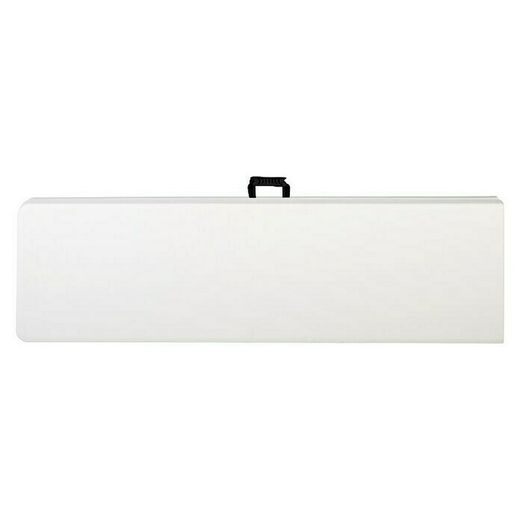 White 3/4 polyethylene folding bench