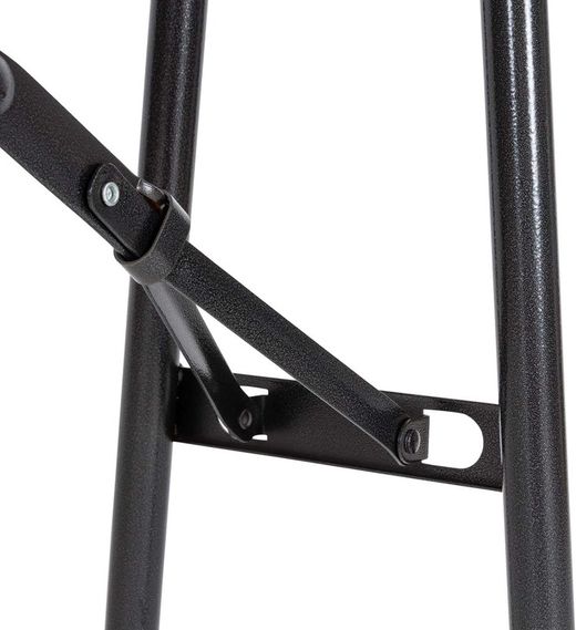 White 3/4 polyethylene folding bench