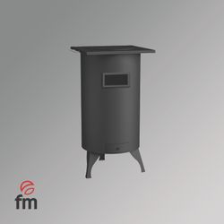Barbacoa calientaplatos redonda BH7 de Fm