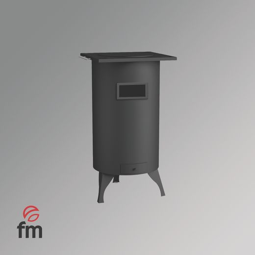 Barbacoa calientaplatos redonda BH7 de Fm