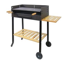 Houtskoolbarbecue wielen El Zorro