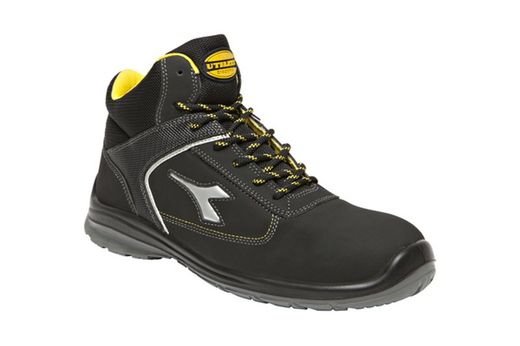 Nobuck S3 Botte En Cuir Noir 46