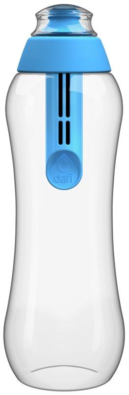 Blauwe sportfilterfles 500 ML