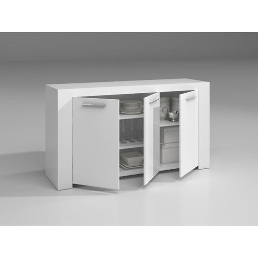 Buffet URBAN 3 portes blanc Artik de Forés