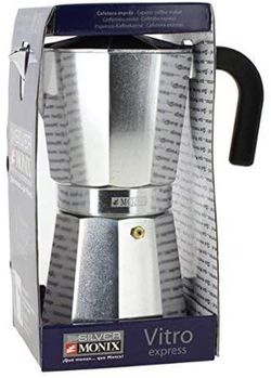 Aluminium Kaffeemaschine Vitroexpres 12 Tassen Monix