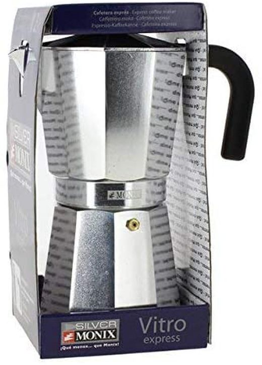 Aluminium Kaffeemaschine Vitroexpres 12 Tassen Monix