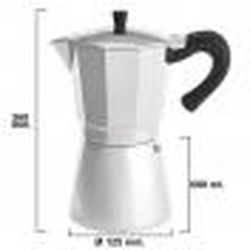 Aluminium Kaffeemaschine Vitroexpres 12 Tassen Monix