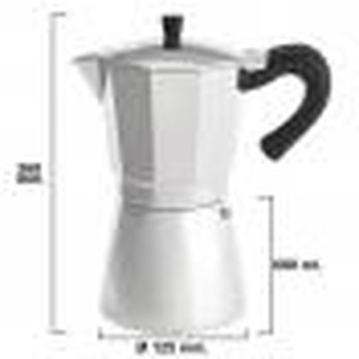 Aluminium Kaffeemaschine Vitroexpres 12 Tassen Monix