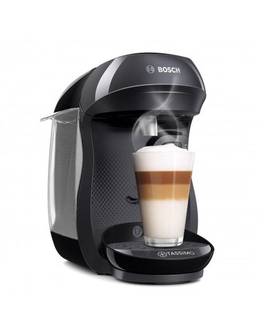 Cafeteira preta Tassimo Happy + desconto de 10€. Café BOSCH