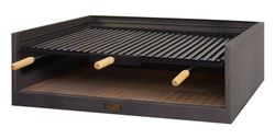 Barbecuelade met vuurvaste steen voor paellapan 71598