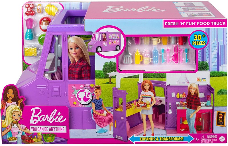 set barbie careers food truck