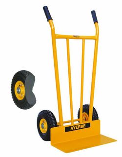 Carretilla almacen ruedas impinchable de ayerbe 350 Kgs