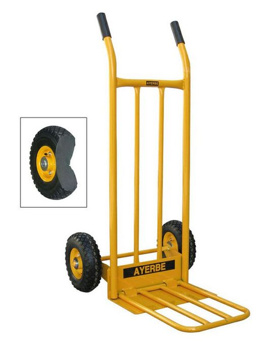 Chariot de stockage AY-350 hier crevé