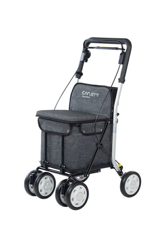 Carro compra con silla y andador de Carlett Lett800P-S3 comfort GRIS