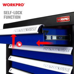 Carro de herramientas WORKPRO de 7 cajones