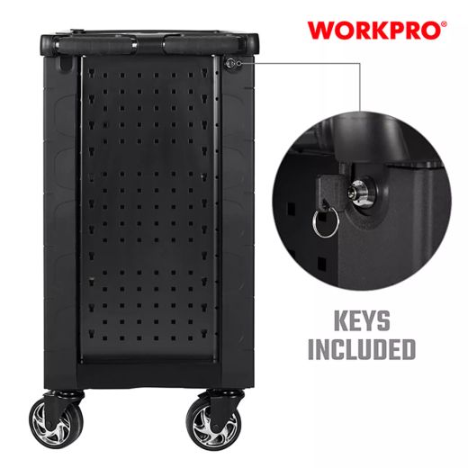 Carro de herramientas WORKPRO de 7 cajones