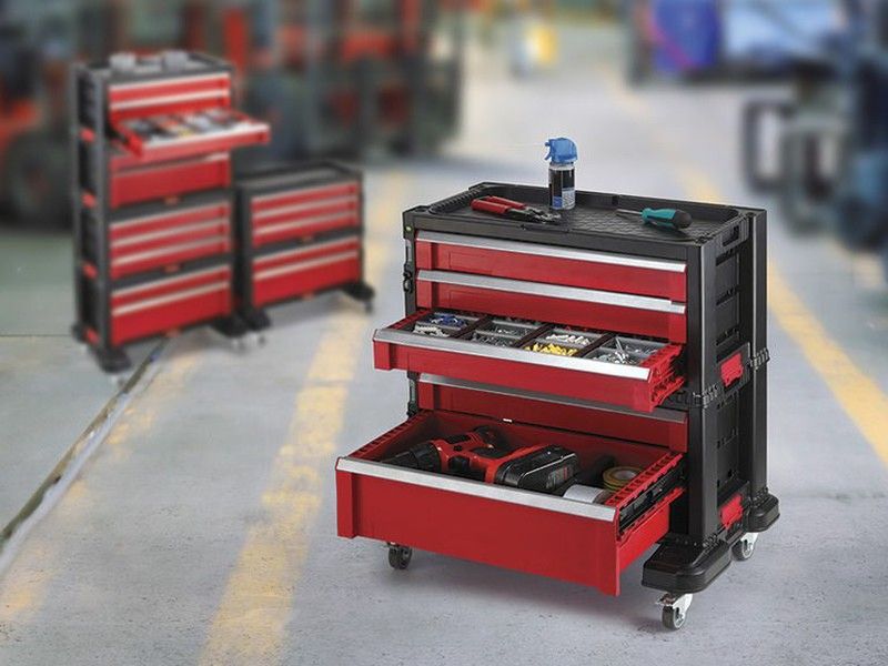 Carro taller portaherramientas de keter — Ferretería online Bricowork