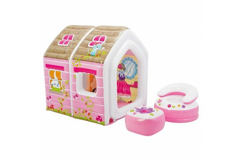 Inflatable house with intex armchair 48635 — Bricowork