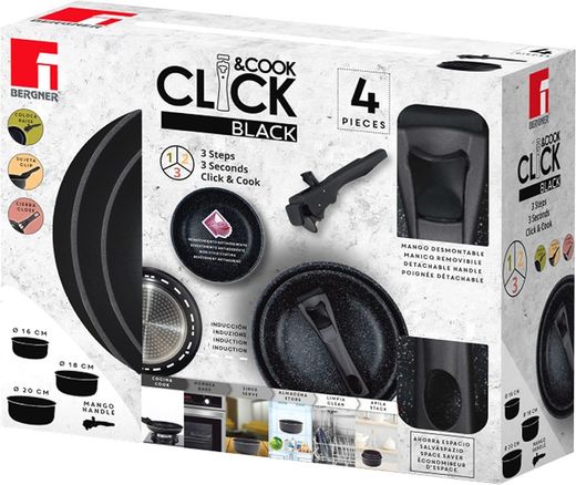 Aluminium Steelpannen Set 3. D.16-18-20Cm