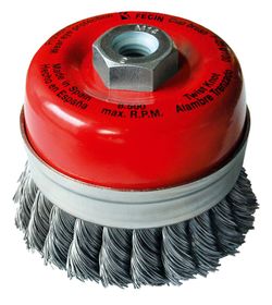 Escova copo trançado F25 M14