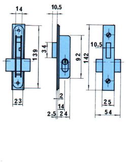 Metal Mortise Lock