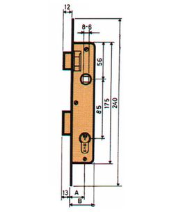 Insteekslot P/Metaal