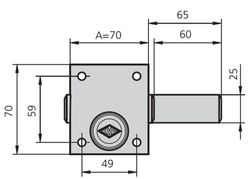 Enamelled Rim Bolt