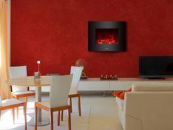 Chimenea eléctrica con pie y mando 2000 W CLIMACITY