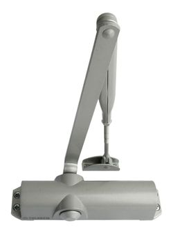 Ferme-porte standard en argent