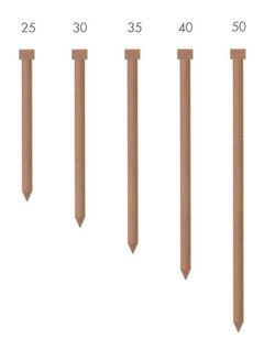 Clavo 1,8X40Mm Acero C1500 40 MM