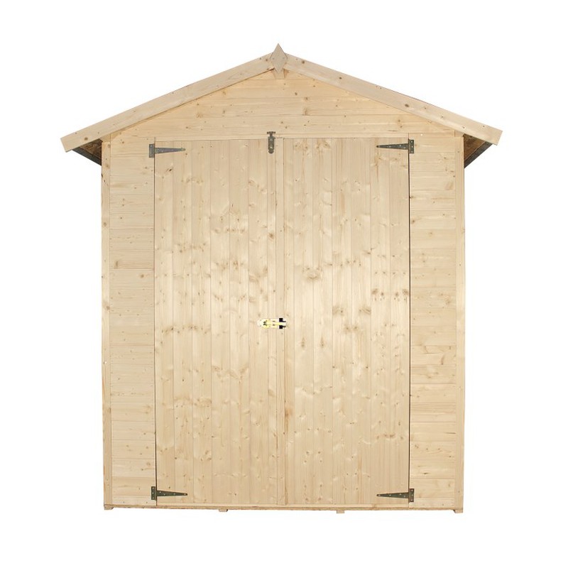 Cobertizo de madera DANIEL 4 m2 200 ancho x 200 fondo x 218 alto cm KG12103  — Zurione