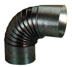 Codo estufa galvanizado 90ª Exojo