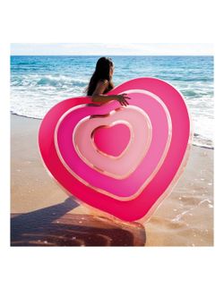 Colchoneta hinchable corazon 135x155 cms intex 58727