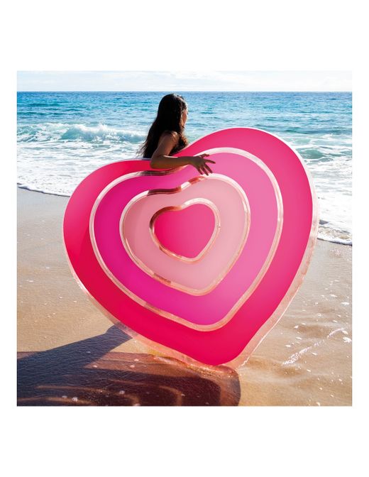 Colchoneta hinchable corazon 135x155 cms intex 58727