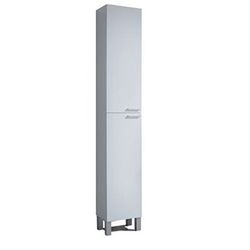 Columna baño 2 puertas 4 estantes blanco de Forés