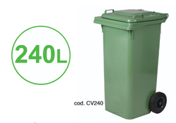 Grüne 240L Mülltonne