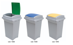 Contenedor de reciclaje ecologico de 50 litros