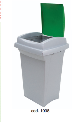 Contenedor de reciclaje ecologico de 50 litros