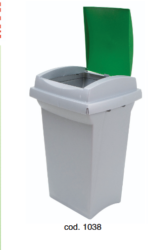 Contenedor de reciclaje ecologico de 50 litros