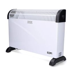 Convector de Aire EDM con Función Turbo | 2000W Blanco
